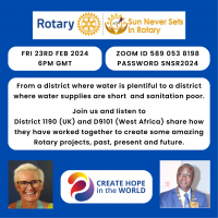 Invite Sun Never Sets in Rotary 2024 invite